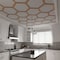 Ekena Millwork 40 12W x 23 38H x 38T Small Westmore Decorative Fretwork Wood Ceiling Panels, Cherry CELW41X23X0375WSTCH - alternate 10